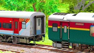 LHB VISTADOME COUPLING LHB RED COACH | BUMPY RAILROAD Train Simulator | Railworks | NTG GAMING