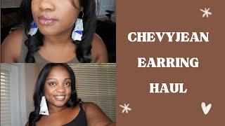 Earring Try-On Haul | Chevy Jean Designs Custom Jewelry & Accessories