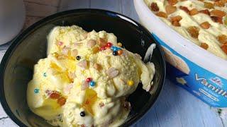 Custard Ice Cream Recipe | Delicious Homemade Custard Ice Cream | Ice Cream Recipe By NA Kitchen..