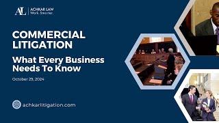 Business Litigation: Essential Insights and Strategies for Companies