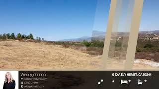 0 Exa Ely Hemet, CA 92544 | Wendy Johnson | Top Real Estate Agent