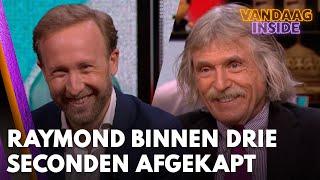 Raymond binnen drie seconden afgekapt door Johan: 'Einde van je tijd!' | VANDAAG INSIDE