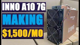 Innosilicon A10 Pro 7G 750 mh/s Profitability reviews  Ethereum Miner #InnosiliconA10Pro