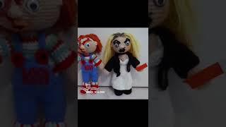 FOR SALE!!!!Chucky and Tiffany amigurumi ️️️️️