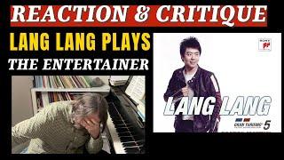 Lang Lang performs "The Entertainer" -- My Reaction & Critique