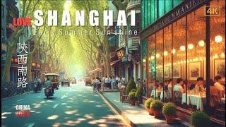 Shanghai, China I Early Summer Walking the Streets of Shanghai I Shaanxi South Road I 4K