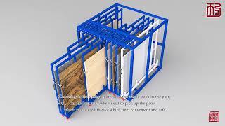 Production of steel storage racks, heavy-duty glass racking systems, vertical glass storage racks