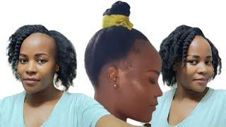 messy night time hairstyles   at *Zero cost *that will protect your 4c hair