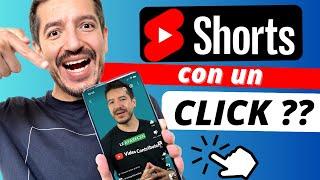 CÓMO HACER YOUTUBE SHORTS con un CLICK de tus VIDEOS LARGOS (FUNCIÓN REMIX)