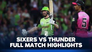 Challenger Final: Sydney Sixers vs Sydney Thunder | Full Highlights | 24/01/25 | BBL | Fox Cricket