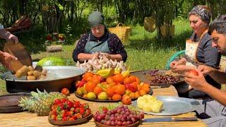 HAPPY FAMILY LIFE IN A VILLAGE FAR FROM CIVILIZATION | Cooking Several Recipes | Cooking Show