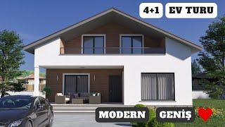 4+1 Müstakil Ev Turu | 4+1 Müstakil Ev Yapımı Detaylı Sunum | Müstakil Ev Modelleri