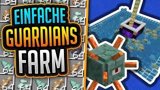 Einfache Guardians Farm (30.000/h) Tutorial  Minecraft 1.21