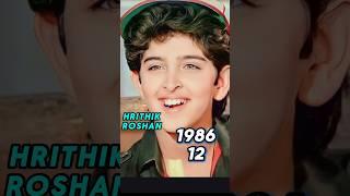 HRITHIK ROSHAN Age transformation (1974-2025) | Hrithik Old photos #90sbollywood #hrithikroshan