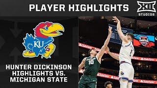 Hunter Dickinson's 50th Career Double Double vs. Michigan State