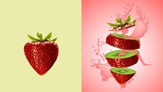 Photoshop 101 : Photo Manipulation Fruit Slice