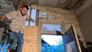 I FELL OFF A LADDER! Hurricane Proofing My 140 Year Old Project House