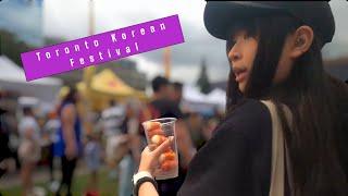 Toronto Korean festival - Walking Around Food - Bubble milk tea - Coffee @allrelaxingchannel