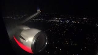 United Boeing 737-800 - Night Landing at Orlando International Airport