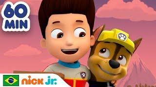 Patrulha Canina | 1 hora das melhores aventuras de Chase e Ryder! | Nick Jr. em Português