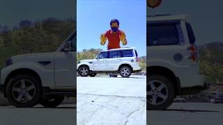 scorpio s11 jumping  vfx magic video viral kinemaster editing 11 second #vfx #magic #jcb #scorpio