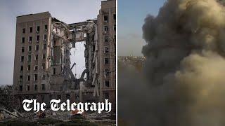 Ukraine: Russian missile destroys Mykolaiv administration building