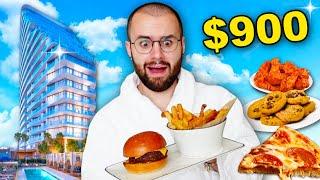 $900 Day At The Four Seasons Hotel! 5-STAR Room Service for 24 HOURS Review