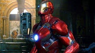 Avengers vs Ultron - Mark 45 - Battle of Sokovia - Avengers: Age of Ultron (2015) Movie CLIP HD