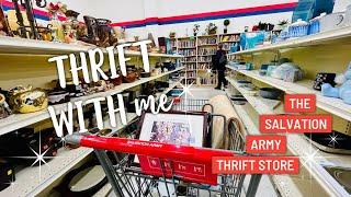 Thrift With Me | The Salvation Army Thrift Store | Vintage Home Decor