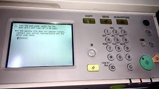 canon ir2525 error code e000002 problem solution