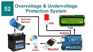 Overvoltage and Undervoltage Protection System Using Arduino With Code &Circuit | Proteus Simulation