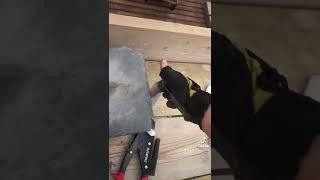 Cool roofing tip to help get the slates back in the roof after a solar install! ️