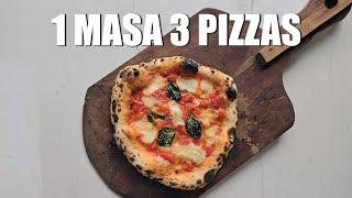 1 MASA 3 PIZZAS | La Receta de Pizza Más Fácil