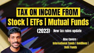 Tax on Income from Share market | Mutual funds | GoldBees | LTCG STCG | Taxation தமிழ்