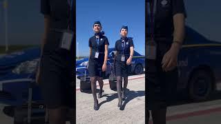 Indigo Ground Staff VS Crew #cabincrew #airhostess #shortvideo