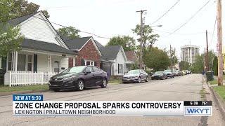 Rezoning proposal in historic Lexington neighborhood causing controversy