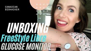 UNBOXING & putting on Freestyle Libre glucose monitor!