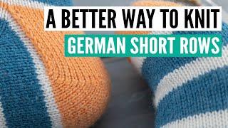 A better way to knit German short rows [and why yours may look all wrong]