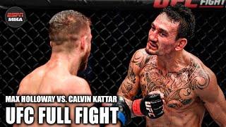 UFC FULL FIGHT: Max Holloway vs. Calvin Kattar [UFC on ABC – Jan 16, 2021] | ESPN MMA