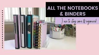 All The Notebooks & Binders I Use to Stay Sane and Organized | Multiple Notebooks System