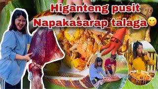 Nagluto ako ng ga-higanteng pusit sa kubo | Ka Mangyan Vlogs