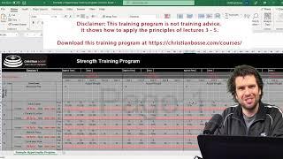 Hypertrophy Training Program I Strength Training Lecture 7 - Christian Bosse