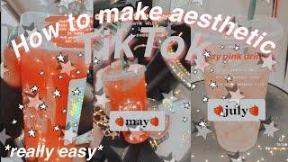 how to make a aesthetic Tik tok(aesthetic Mimi)