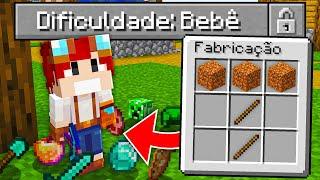 MINECRAFT no modo BEBÊ! *muito roubado*