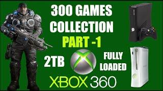 XBOX 360 GAMES COLLECTION || PART 1 || 2 TB FULLY LOADED || 300 GAMES || TAMIL ||