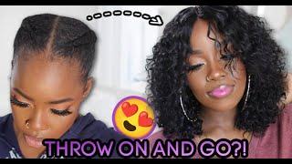 NEW "Wear On The Daily Wig" The LOW MAINTENANCE Throw on & Go Wet & Wavy Wig! | MARY K. BELLA