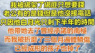 （完結爽文）我被綁架了綁匪只想要錢，老公有的是錢但是他沒接電話，只因他白月光只剩下半年的時間，他帶她去了曾經承諾的南極，而我被折磨了三個月遍體鱗傷，已經成形的孩子也掉了！#幸福#出軌#家產#白月光