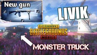 New LIVIK Map | PUBG Mobile | MONSTER TRUCK | NEW GUN MK12 | Vrillain