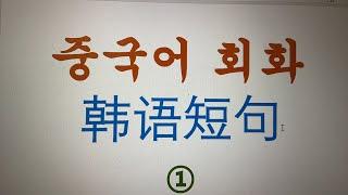 중국어회화 #1 韩语短句 韩语学习