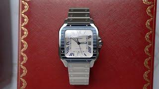 The New Cartier Santos, Blue PVD. I have feelings.